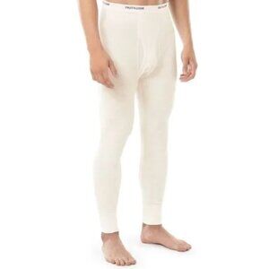 NWT Fruit of the Loom Mens Thermal Bottom Dual Defense Waffle Knit Pants Size XL